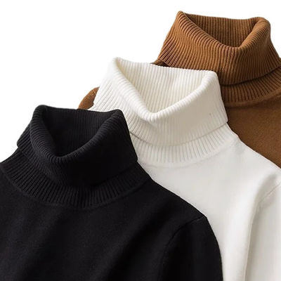 Lente-trickwear Hooghals trui voor mannen winddicht ondergoed blouse onderhemd