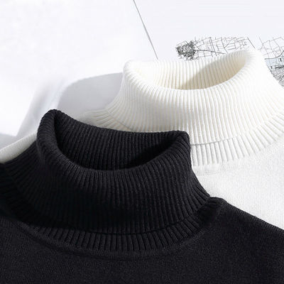 Lente-trickwear Hooghals trui voor mannen winddicht ondergoed blouse onderhemd