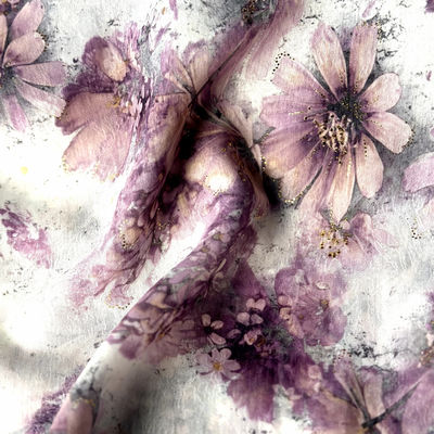 65 gram wolmengsel feltfolie stempelen jacquard acetaat polyester satine stof voor jurk