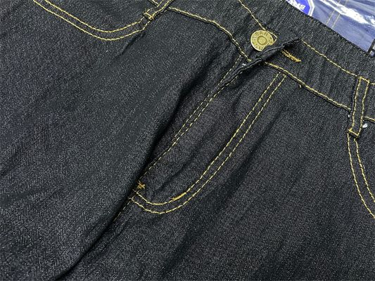Dikke Stretch Mensen Jeans los rechte buis Hoge taille Plus Size Casual Wash SAND WASH