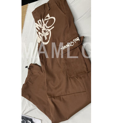 XMAMLON Lichte vintage sweatpants Herfst herenbroek met op maat geprint logo