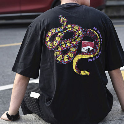 Jeugdpopulairheid Rattlesnake T-shirt zonder kraag voor 18-24 jaar