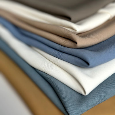 100% polyester ademend printstof voor kledingbroeken geweven luxe trendy mix textiel