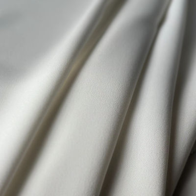 SLUB-stijl 100% polyester Antibiose Stretch Matte Snelle Droge Satin Stof voor jurken