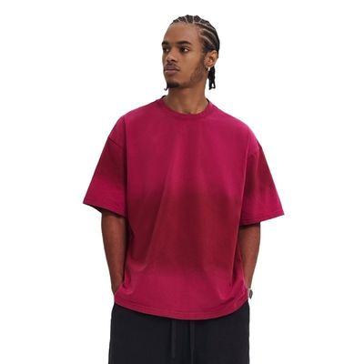 100% katoen Unisex Oversized Basic T-shirt Mensen Casual Loose Wash Solid T-shirts