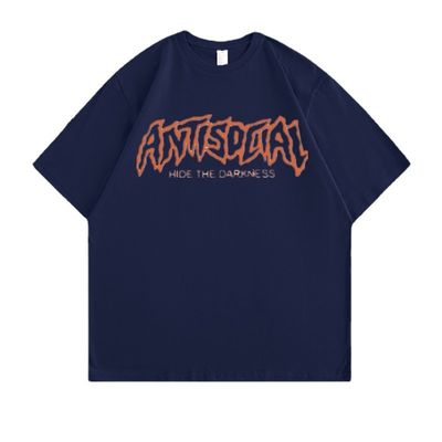 Custom Printed Cotton T-shirts OEM ODM Anti-Shrink Needle Detection Plus Groottes