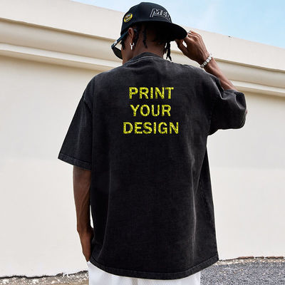 T-shirts met een ronde nek, vintage T-shirts, 100% katoen, plussize T-shirts voor mannen
