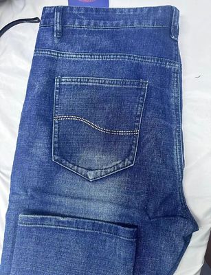 80% katoen Straight-leg Pants Denim Jeans voor mannen en vrouwen Stijl Straight-leg
