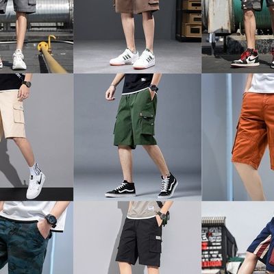 2023 Lentefeest Mensen Casual Shorts met grote zakken en ademend stof