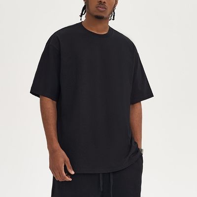 220G Oversized 100% Cotton Mensen T-shirt voor Vintage Streetwear Look door XMAMLON Support