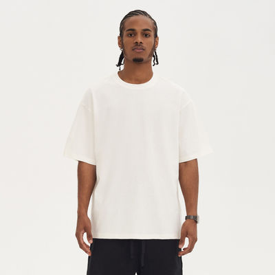 220G Oversized 100% Cotton Mensen T-shirt voor Vintage Streetwear Look door XMAMLON Support