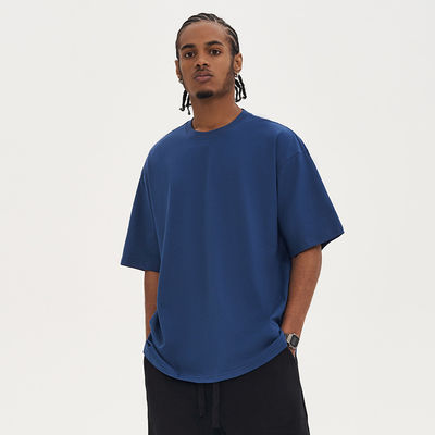 220G Oversized 100% Cotton Mensen T-shirt voor Vintage Streetwear Look door XMAMLON Support