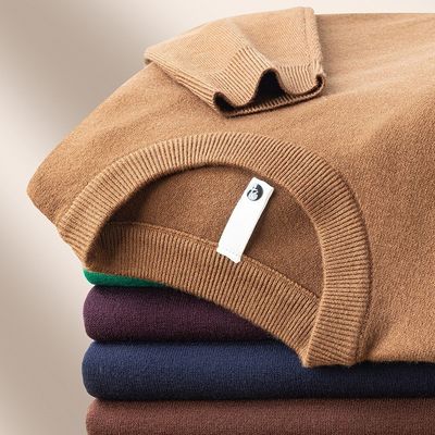 Mensen Merino wol breiwerk Stijlvol Lyocell Jumper Custom Solid Pullover Kasjmier Cardigan