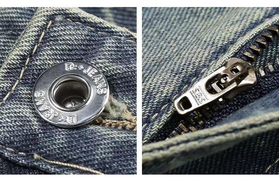 Mensen denim jeans vrachtbroek normale midden taille vrachtbroek in bulk verkoop