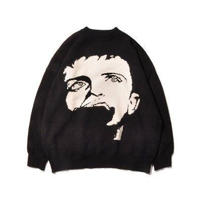 Standaard wol herfst trui mannen trui maat Jacquard cartoon patroon gebreid