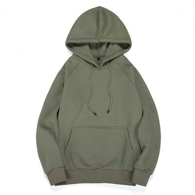 Mensen-grootte hoededed sweatshirt Winter Streetman losse witte vlies met custom print