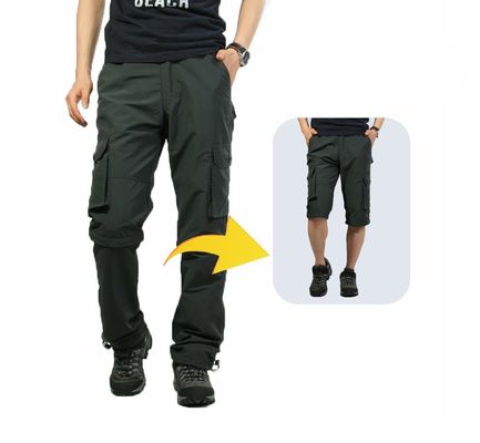 Midden taille XMAMLON RTS Afneembare casual broek Mensen Outdoor sneldrogende sweatbroek