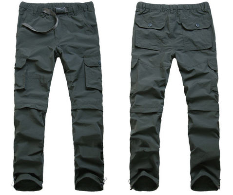 Midden taille XMAMLON RTS Afneembare casual broek Mensen Outdoor sneldrogende sweatbroek