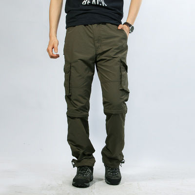 Midden taille XMAMLON RTS Afneembare casual broek Mensen Outdoor sneldrogende sweatbroek