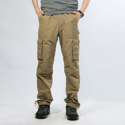 Midden taille XMAMLON RTS Afneembare casual broek Mensen Outdoor sneldrogende sweatbroek