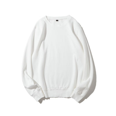 Custom 300g Dubbelzijdig Gebreide Crew-neck Mensen Hoodies Sweatshirts voor de winter gezondheid