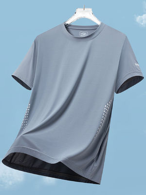 Sportieve stijl Custom Logo Polyester Spandex Oversized witte T-shirts voor mannen