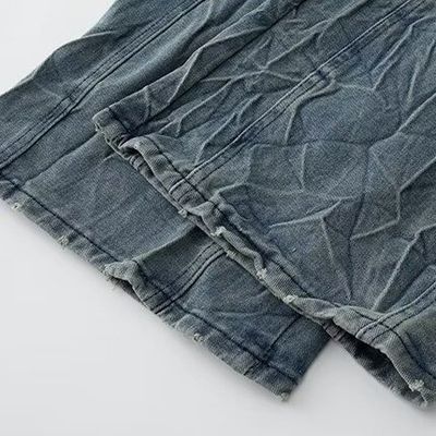 Stiefschoenen Flare Loose Sweater Mensen Denim Jeans Broek Broek Voor Mannen