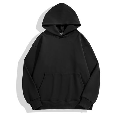 Winter Plain Hoodies Mensen Hoodie Dikke Strakke Vlies Drop Schouder Hoodie Katoen XS-4XL 480g