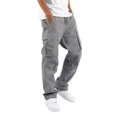 Andere Was Pure Cotton Mensen Cargo Kurta Formele broek voor Tactische Wandeling door XMAMLON