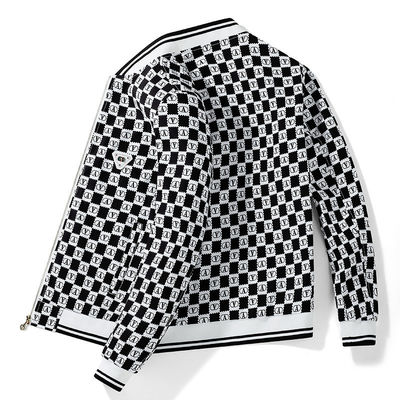 Coat Mens Jacket Stand Slim Vintage Decoratie Print Mens Coat Fashion Casual Sport