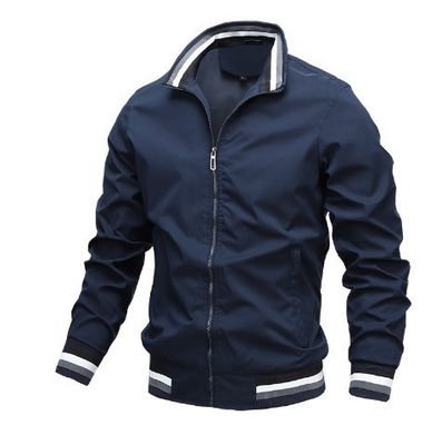 2023 lente herfst waterdicht Zip Up Casual Jacket voor mannen Loose Fit Baseball Bomber Coat