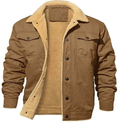 Eenvoudig borstgemaakte bommenwerper jas voor mannen flashverkoop geen lopende fleece breaker