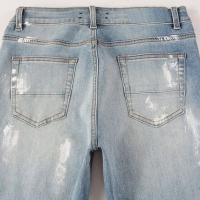 Rhinestone Denim Fashion Crystals Rivets Bootcut Jeans met wasbaar materiaal