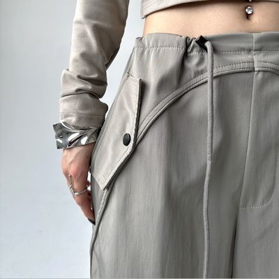 Pockets Decoration Dames Cargo Pants Custom Tracksuit Broek voor zomer Streetwear