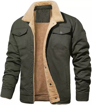 Eenvoudig borstgemaakte bommenwerper jas voor mannen flashverkoop geen lopende fleece breaker