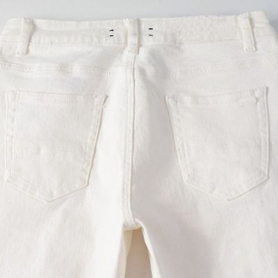 Cotton Denim Stretch Skinny Duurzame Print Mensen rechte potlood jeans