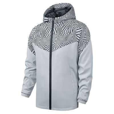 Waterdicht winddicht herenkleed trendy dunne anorak reguliere mouw stijl 100% polyester