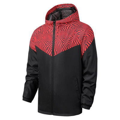 Waterdicht winddicht herenkleed trendy dunne anorak reguliere mouw stijl 100% polyester