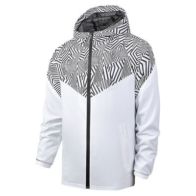 Waterdicht winddicht herenkleed trendy dunne anorak reguliere mouw stijl 100% polyester