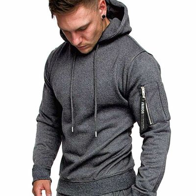 2023 mannen mode camouflage sweatshirt hoed trui lange mouwen jas ademend