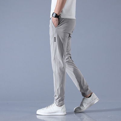Polyester/Spandex-mengsel Mensen Fit Joggers met elastische tailleband en trekstreng
