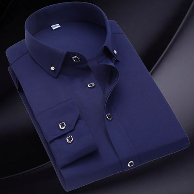 GALLERIE Witte lange mouwen Business Unisex Camisas Oversize Formele shirts Voor mannen Polo shirts kleding