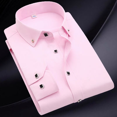 GALLERIE Witte lange mouwen Business Unisex Camisas Oversize Formele shirts Voor mannen Polo shirts kleding