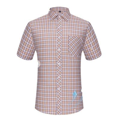Mensen POLO Print Dress Formal Shirts 100% katoen Mensen Casual Shirt Shirt Homme Woven