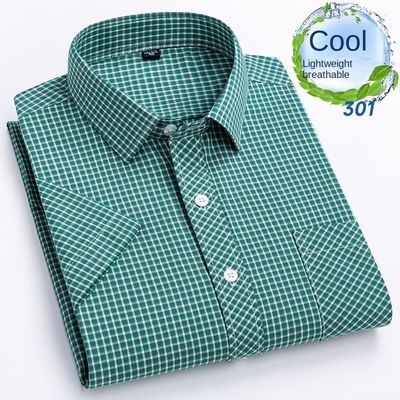 Mensen POLO Print Dress Formal Shirts 100% katoen Mensen Casual Shirt Shirt Homme Woven