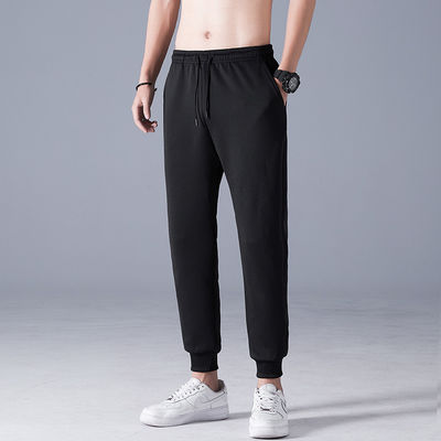 Casual stijl trekband taille winter dikke sherpa vlies joggers voor mannen sweatpants