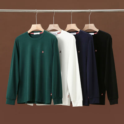 Huidvriendelijk 0 Drukgevoel Hoodie met lange mouw met letters