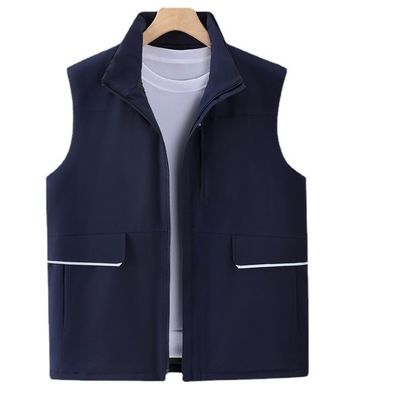 Persoonlijk geprint logo Verdikte katoenen vest Werkkleding voor casual en actief dragen