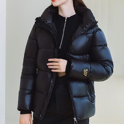 Unisex Casual Print Mechanic Duck Down Winterkleding Licht Gewicht Veer Bufferjas