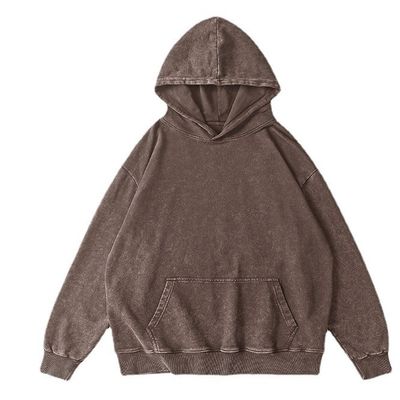 XMAMLON Custom Logo Unisex Zipper Hoodie Jacket Apen Wash Tracksuit voor de lente